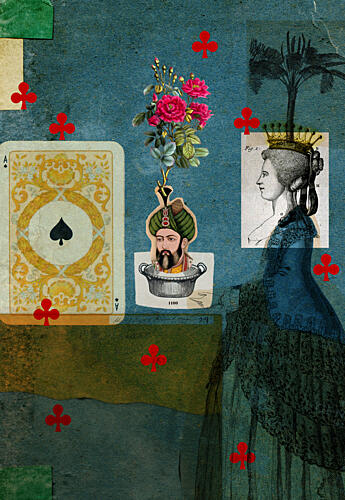 Royal Card Dream Art Print by Pascal Bouchet-Spiegel