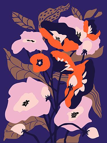 Vibrant Floral Bouquet Art Print