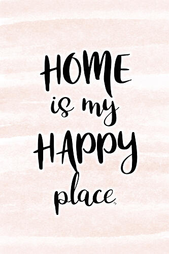 Home My Happy Place Art Print by Martina