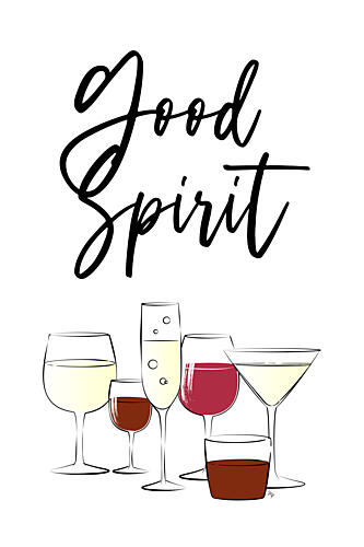Good Spirit Beverages Art Print by Martina