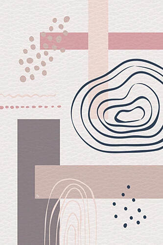 Modern Organic Shapes Art Print by Martina