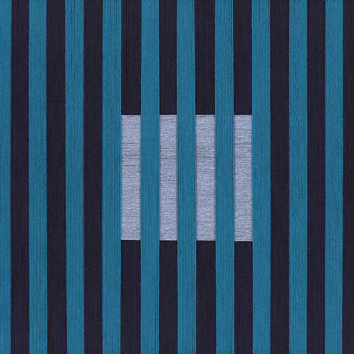 Geometric Blue Illusion Art Print by Amanda Mclaurin
