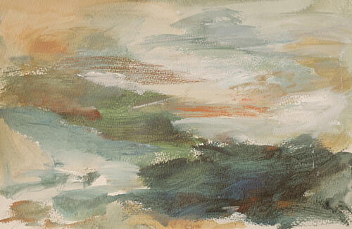 Serene Abstract Landscape Art Print