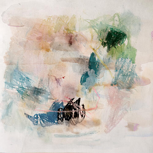 Abstract Color Flow Art Print
