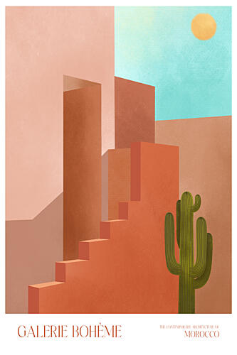 Galeriebohememoroccono04 Art Print