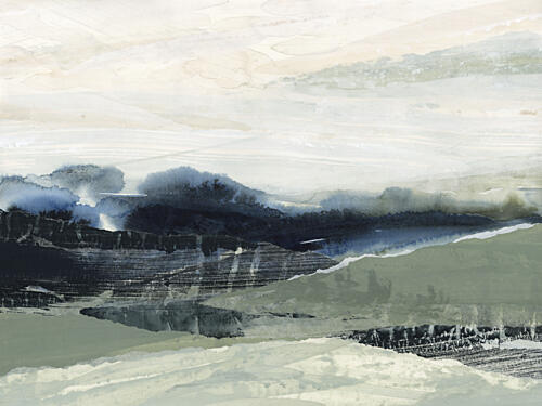Serene Abstract Landscape Art Print