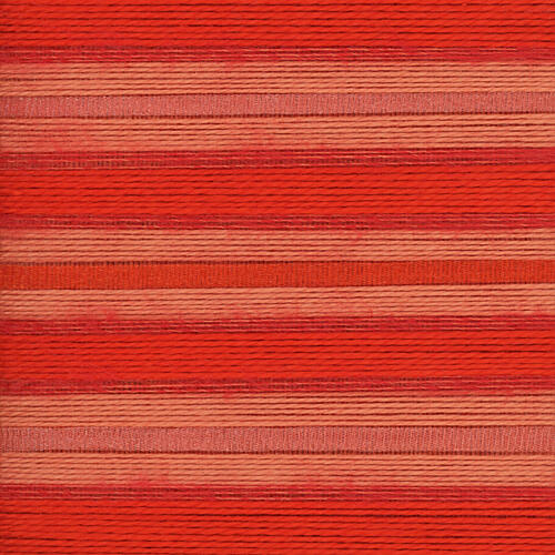 Textured Red Orange Stripes Art Print by Amanda Mclaurin