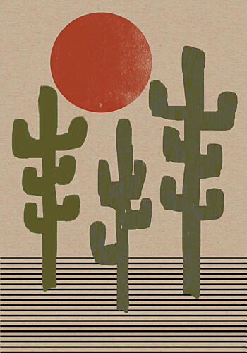 Southwestern Landscape No. 1 Art Print