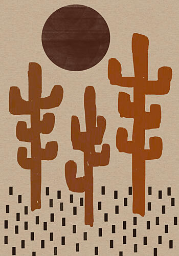 Southwestern Landscape No. 2 Art Print