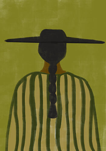 Southwester Woman Art Print