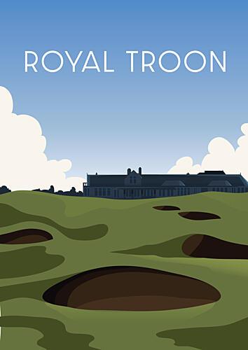 Classic Golf Links Art Print