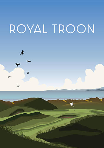Royal Troon Golf Links Art Print