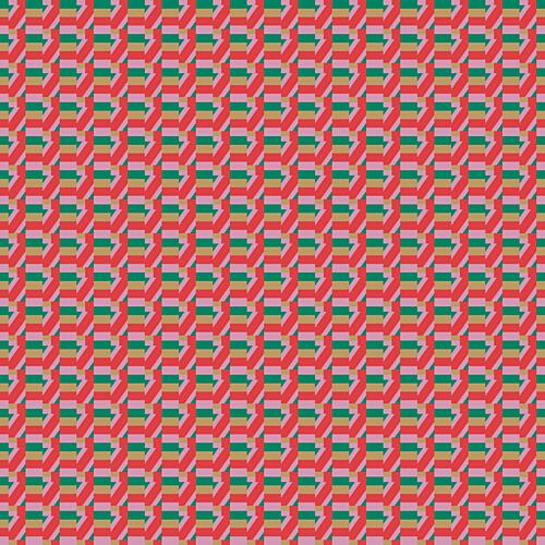Vibrant Geometric Pattern Art Print