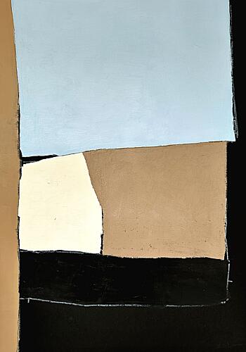Geometric Color Blocks Art Print by Andrea Reichhart