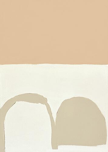 Soft Neutral Landscape Art Print by Andrea Reichhart