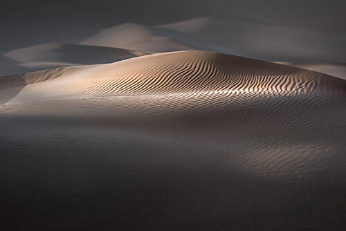 Undulating Desert Light Art Print by Unknown