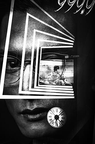 Abstract Time Gaze Art Print by Parole Kim