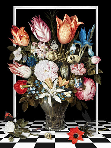 Baroque Floral Still Life Art Print