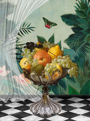 Jungle Fruit Still Life Art Print