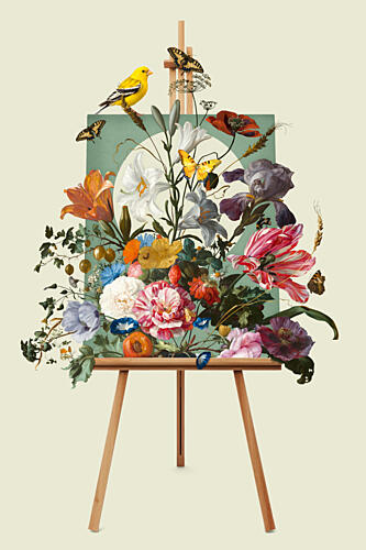 Vibrant Botanical Still Life Art Print