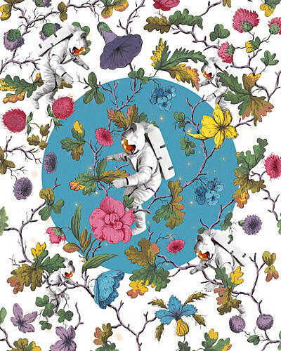 Cosmic Garden Explorers Art Print