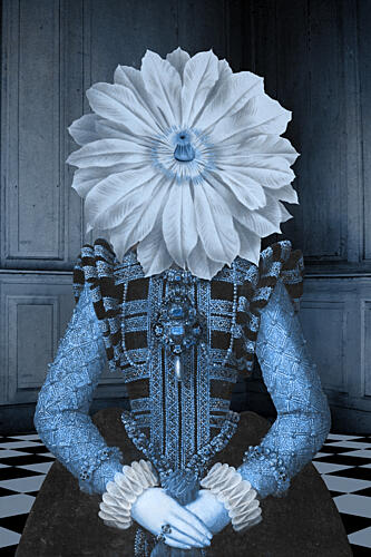 Regal Flower Figure Art Print