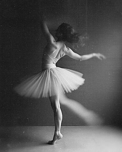 Graceful Ballerina Spin Art Print by Tyler McAuley