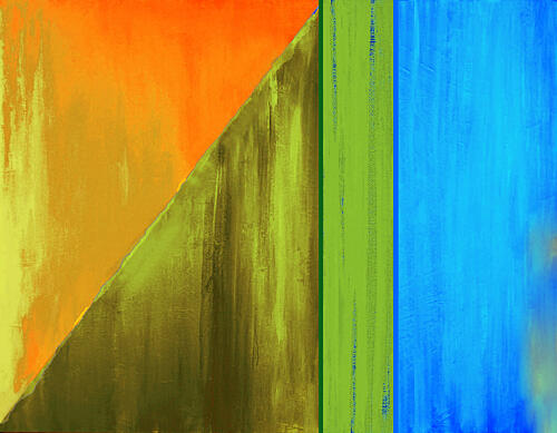 Modern Color Field Art Print by Vanessa Ryan