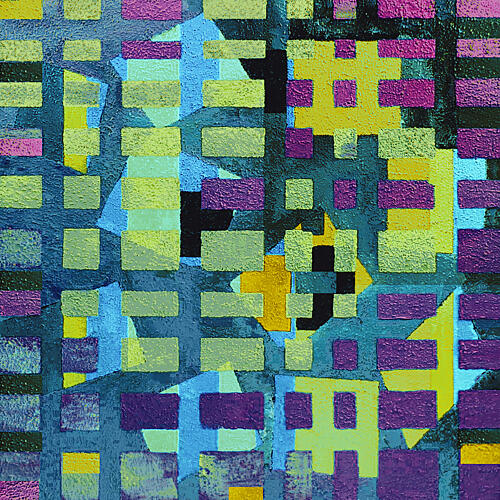 Dynamic Color Blocks Art Print by Vanessa Ryan
