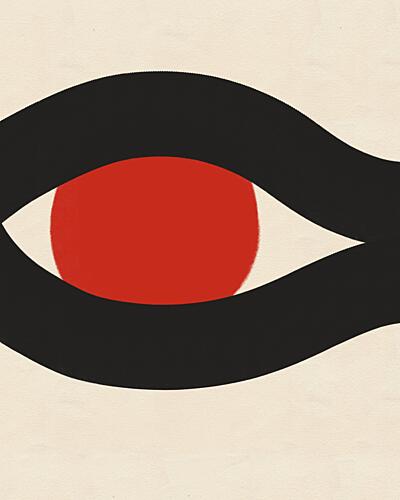 Bold Watchful Eye Art Print by Deepthi S