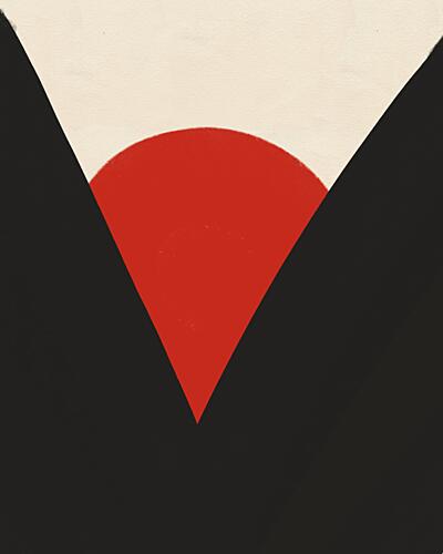 Abstract Mountain Sunscape Art Print by Deepthi S