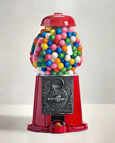 Classic Gumball Machine Art Print by James Zamora