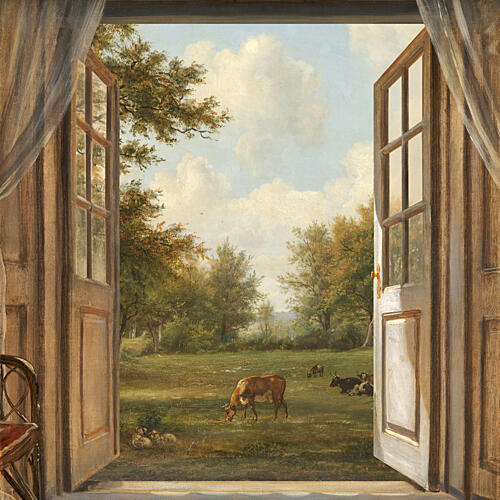Serene Countryside View Art Print