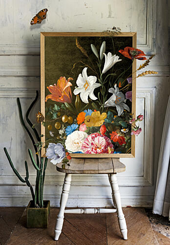 Surreal Floral Still Life Art Print