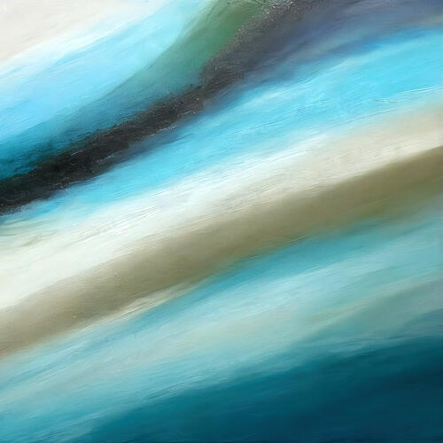 Abstract Ocean Flow Art Print