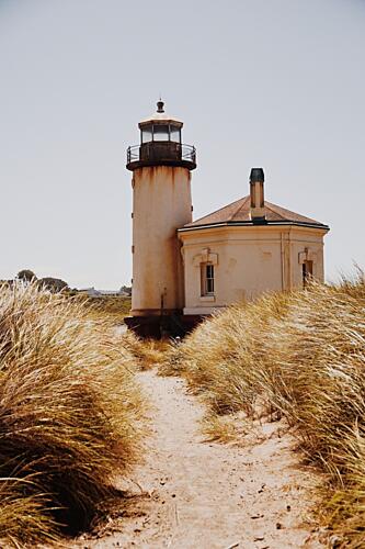 Path to the Lighthouse Art Print by del Mundo Portraits