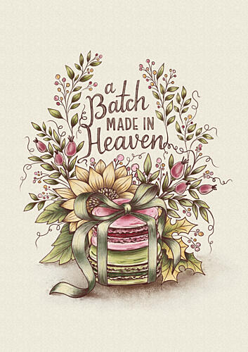 A Batch Made in Heaven Art Print by Olena Kovalova