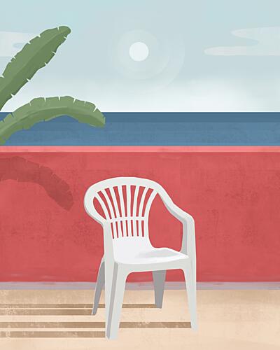 Summer Siesta Art Print