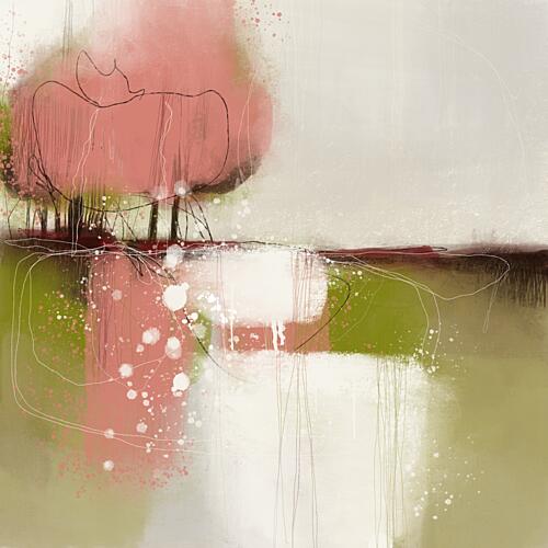 Serene Abstract Landscape Art Print