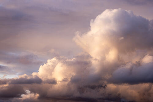 Dramatic Sunset Sky 1 Gold Print