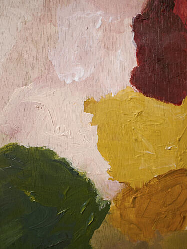 Abstract Color Harmony Art Print by Emily Tingey