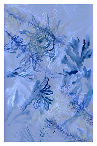 Deep Sea Botanicals Art Print