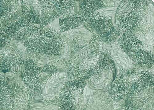 Green Swirling Texture Art Print