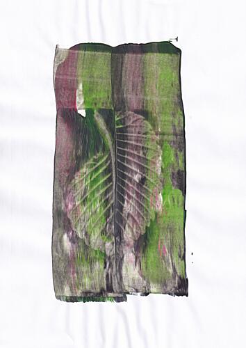 Earthy Leaf Impression Art Print