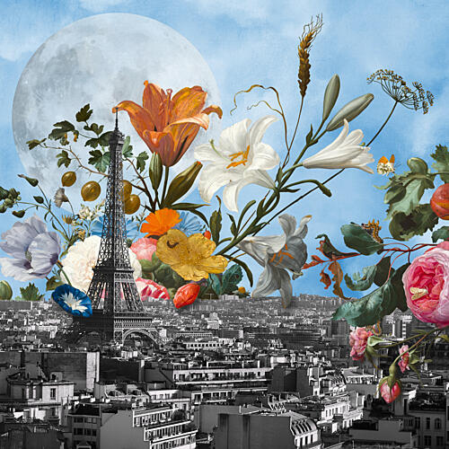 Eiffel Floral Dream Art Print