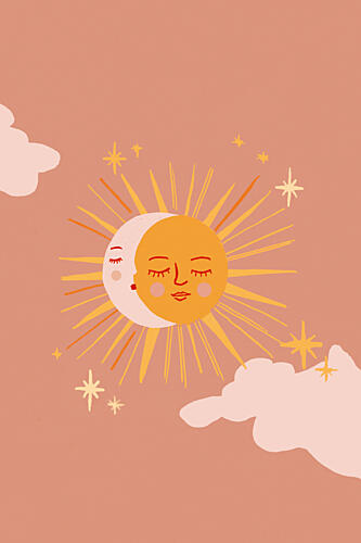 Celestial Love Art Print