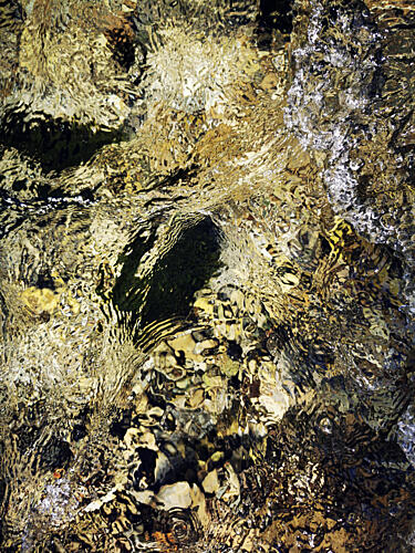 Golden River Flow Gold Print