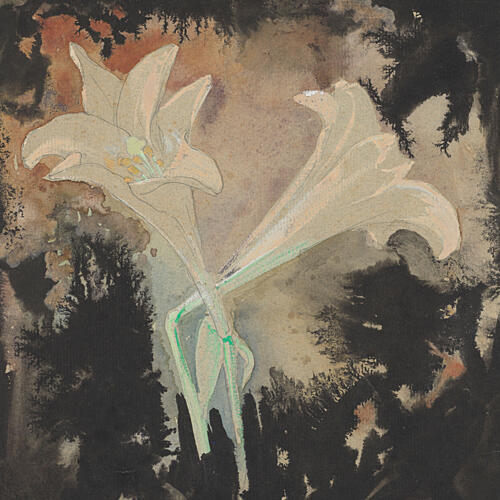 Twee Bloemen 1902 Square by Leo Gestel Art Print