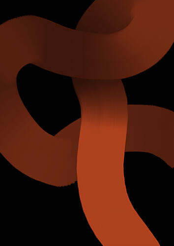 Rich Brown Abstract Flow Art Print by Cesare Bellassai Art