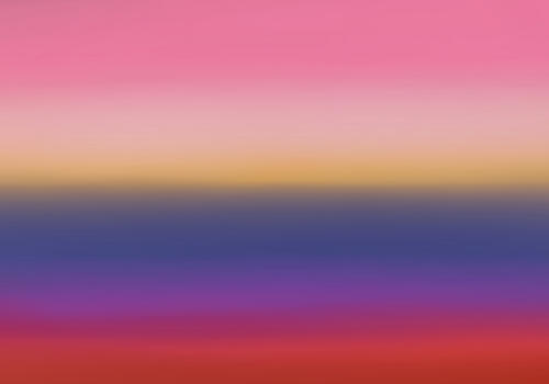 Vivid Gradient Horizon Art Print by Cesare Bellassai Art